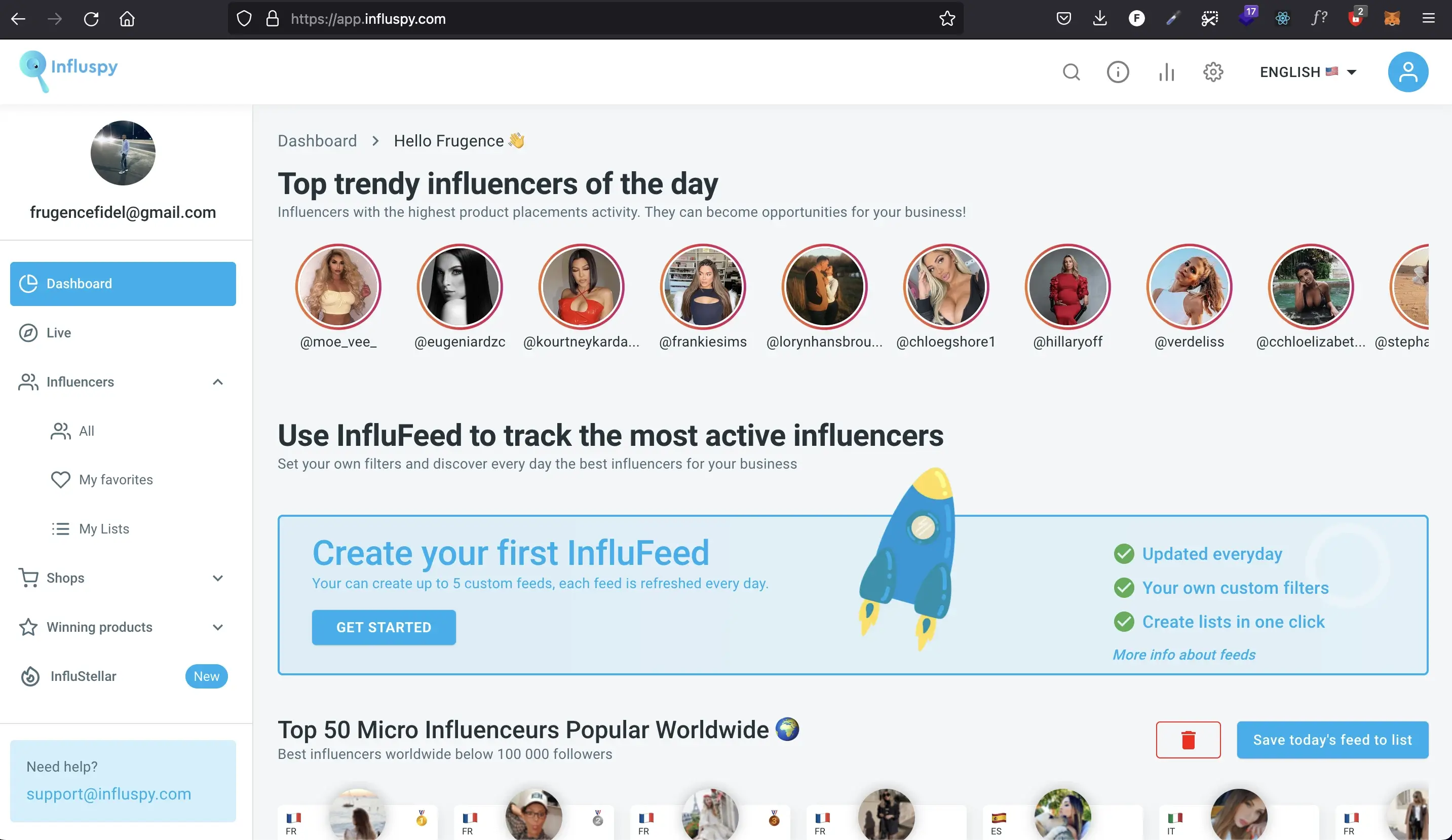 Influspy App